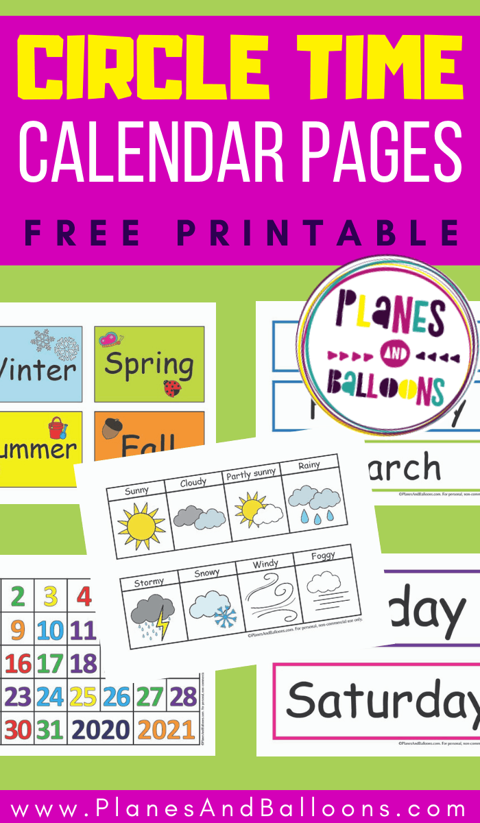 80 Free Circle Time Printables 1