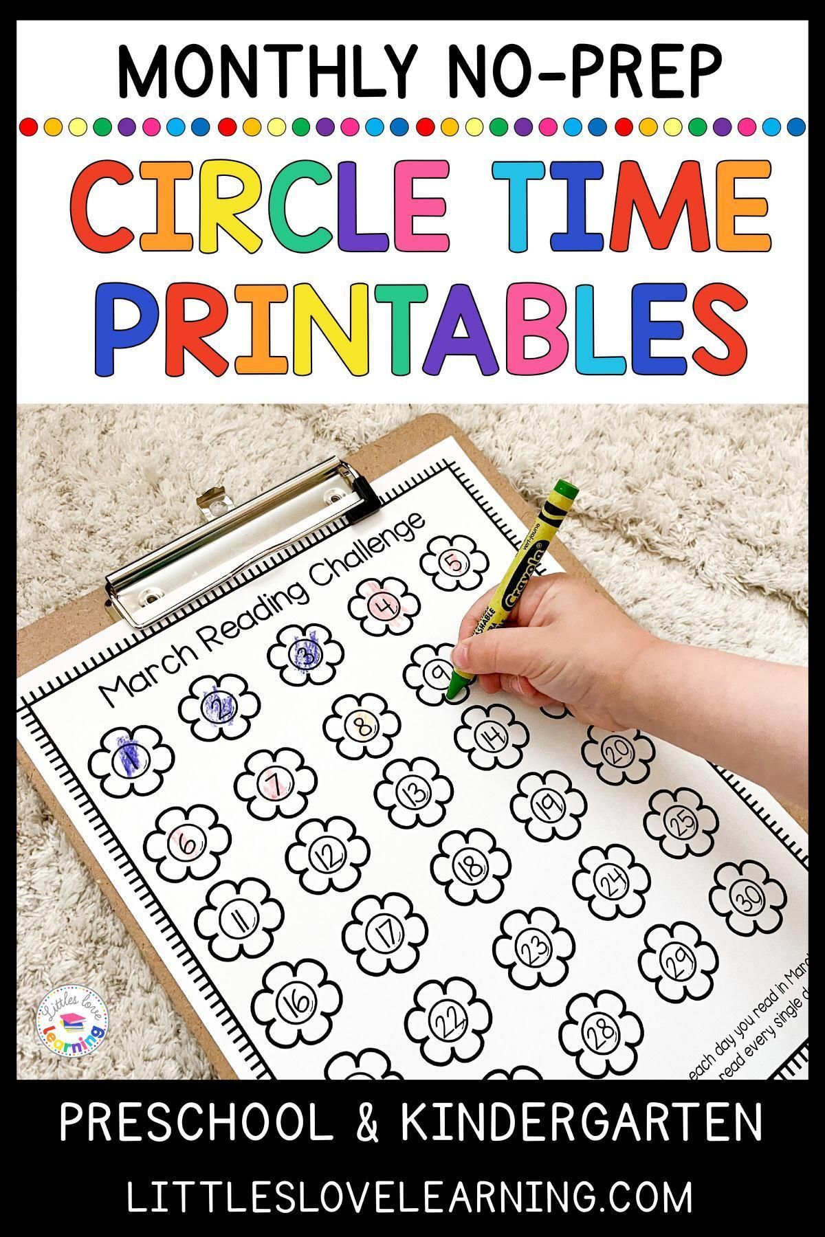 80 Free Circle Time Printables 5