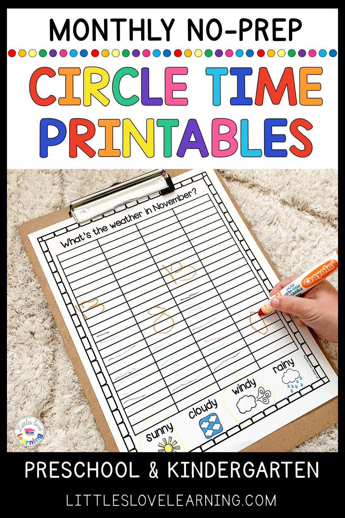 80 Free Circle Time Printables 62