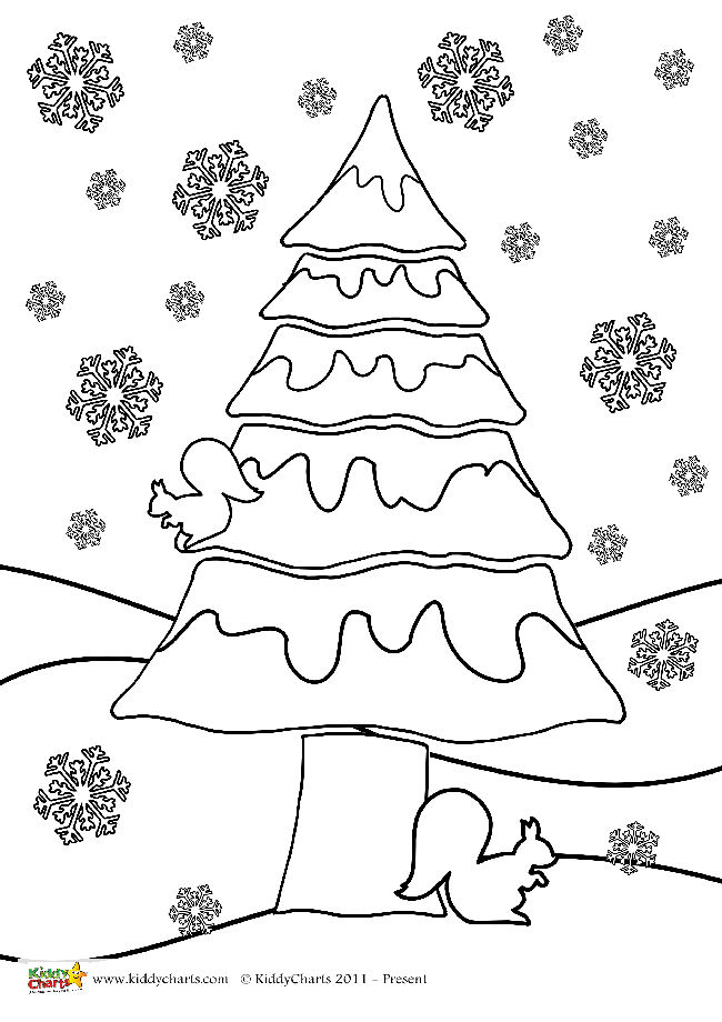 80 Printable Winter Wonderland Coloring Pages 15