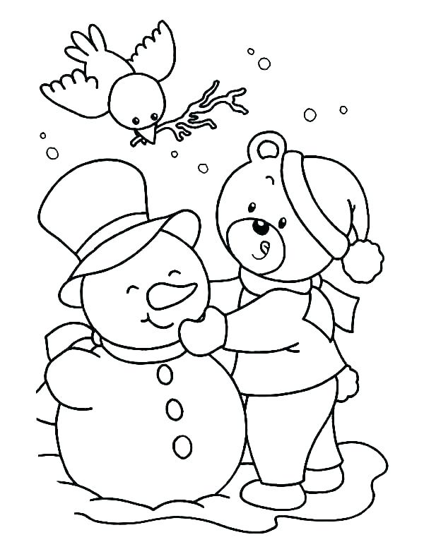 80 Printable Winter Wonderland Coloring Pages 5