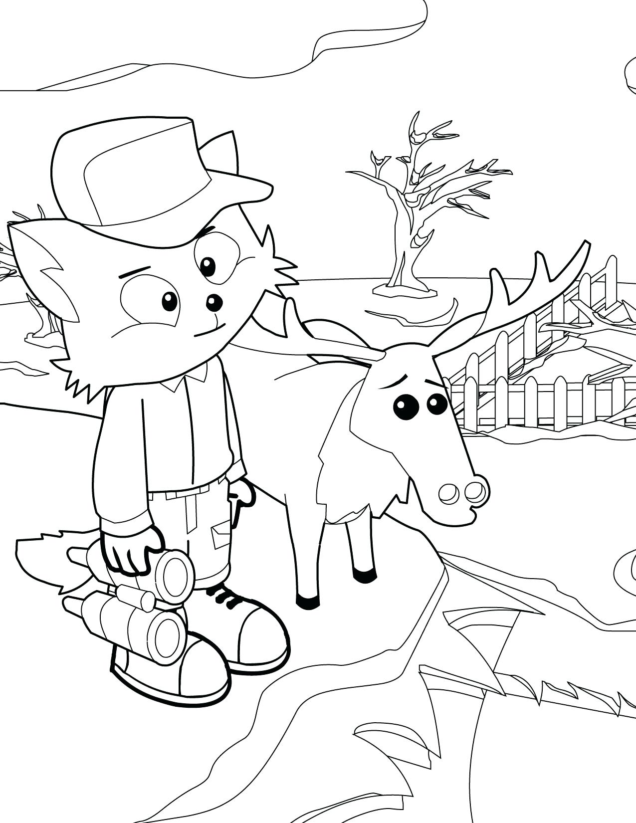 80 Printable Winter Wonderland Coloring Pages 69