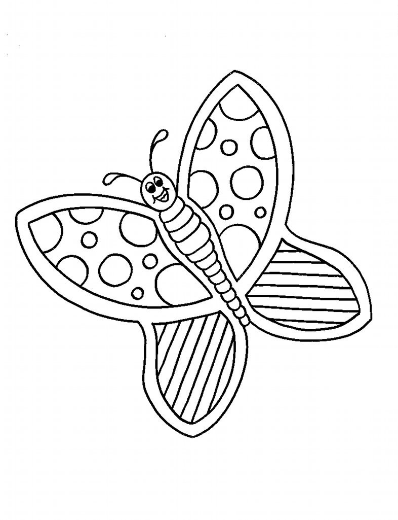 90 Butterfly Coloring Page Printable 57