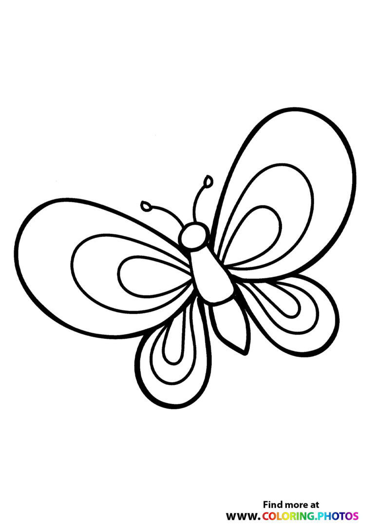 90 Butterfly Coloring Page Printable 63