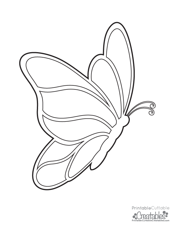 90 Butterfly Coloring Page Printable 84