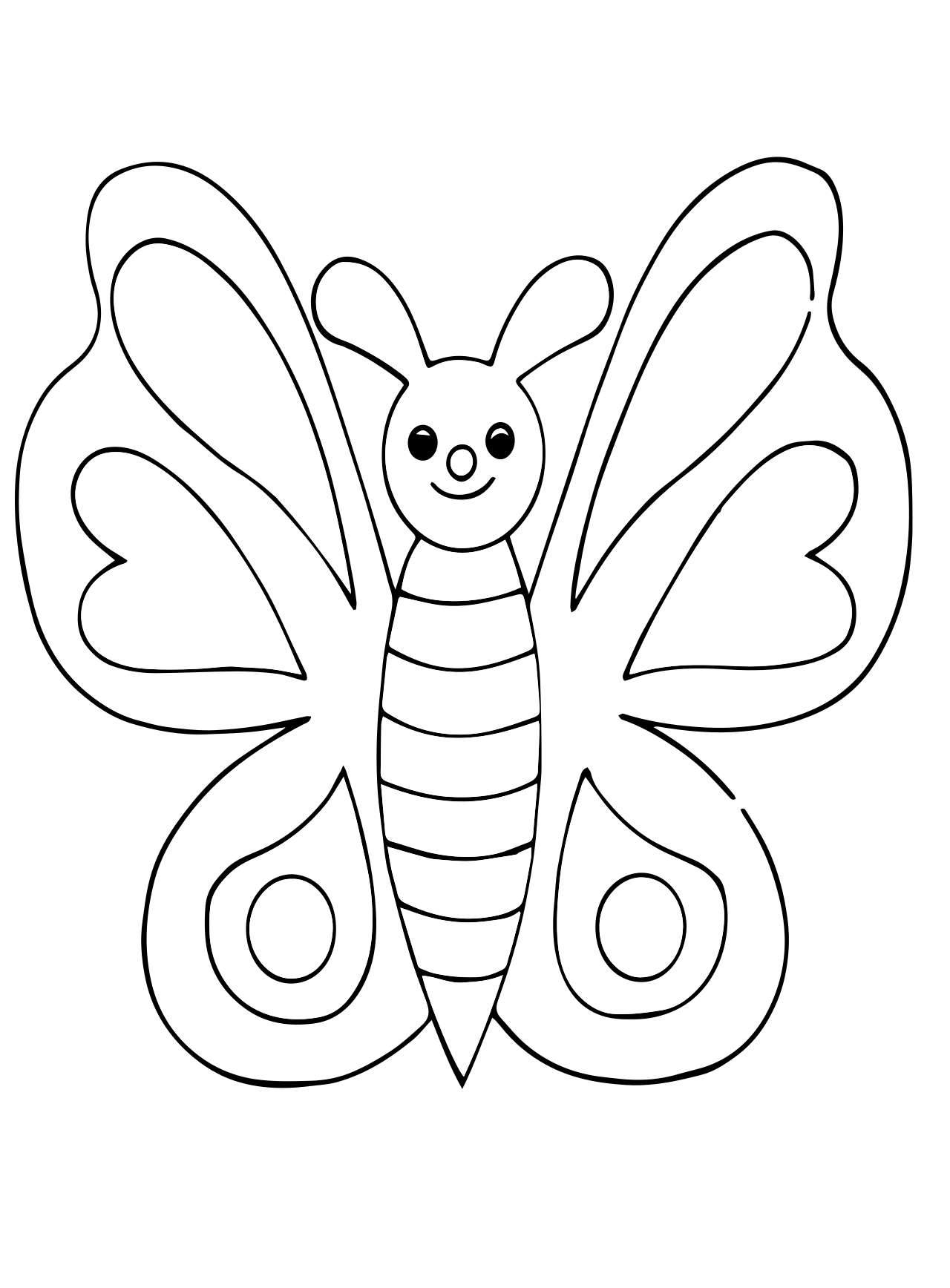 90 Butterfly Coloring Page Printable 92