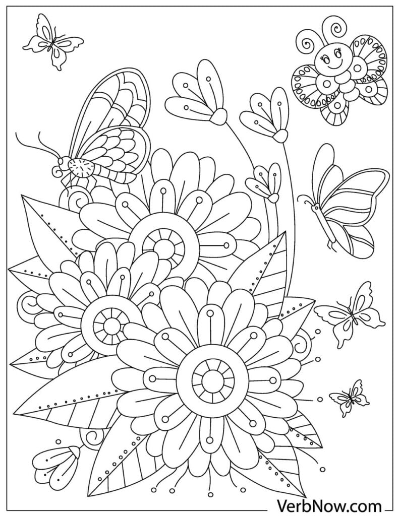 90 Butterfly Coloring Page Printable 93