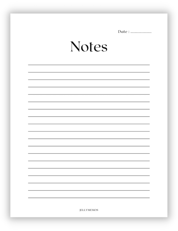 90 Cute Printable Notebook Paper - Pdf 51