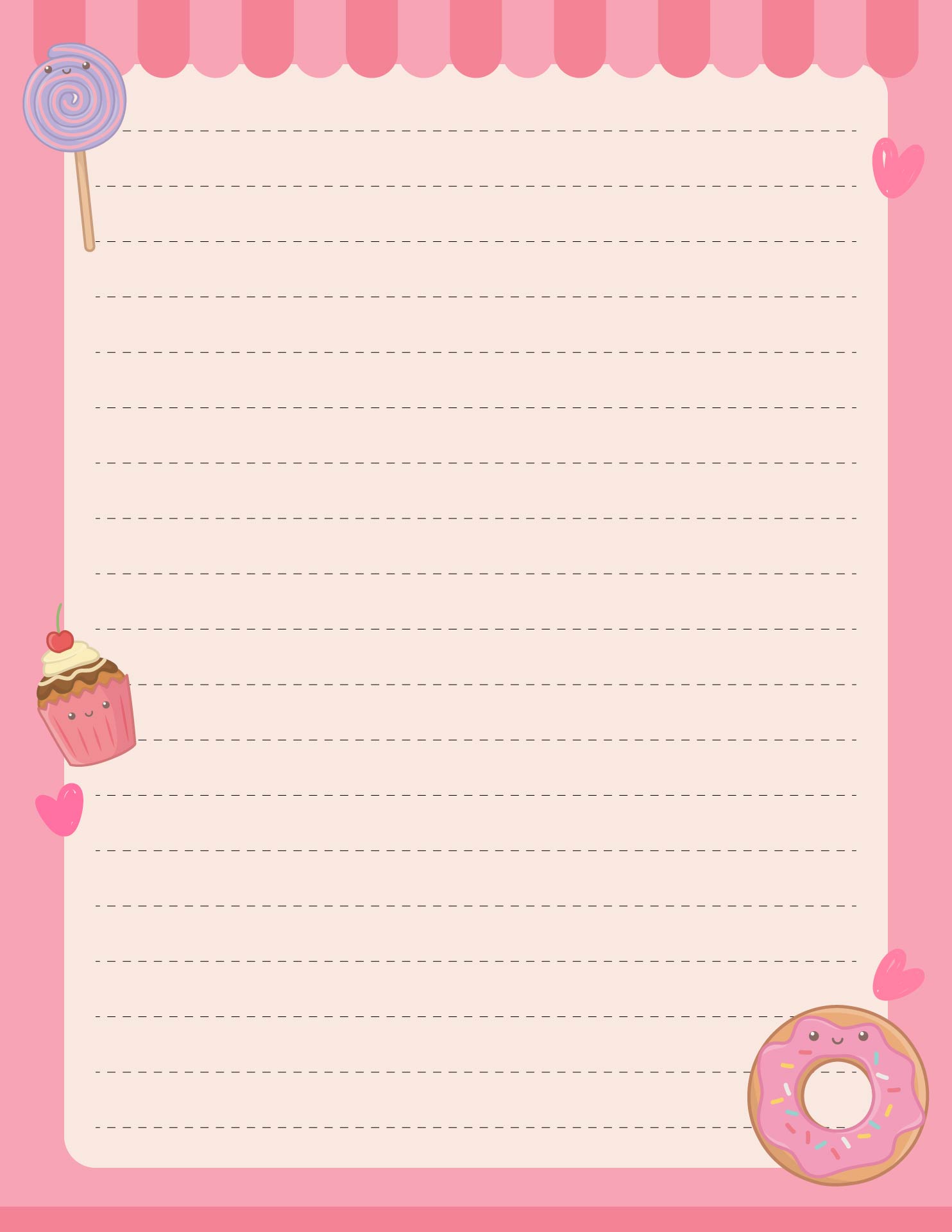 90 Cute Printable Notebook Paper - Pdf 59