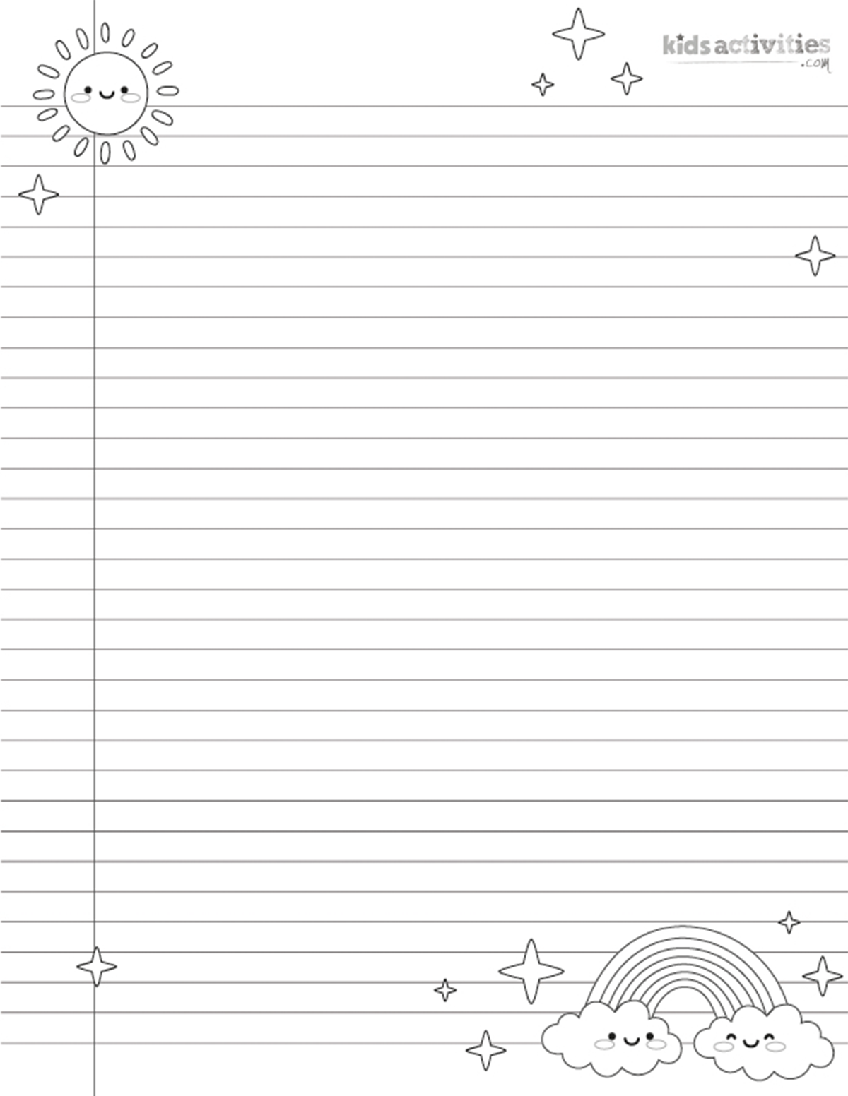 90 Cute Printable Notebook Paper - Pdf 82