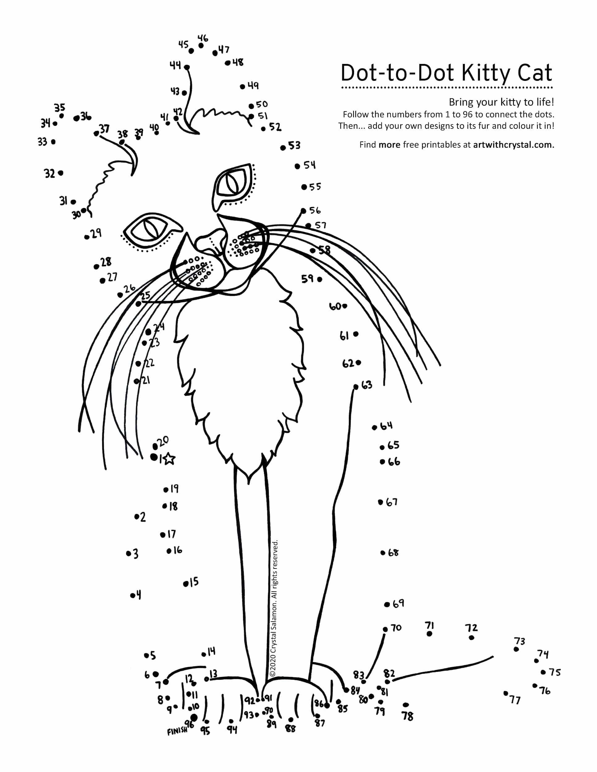 90 Dot To Dot Printables 14