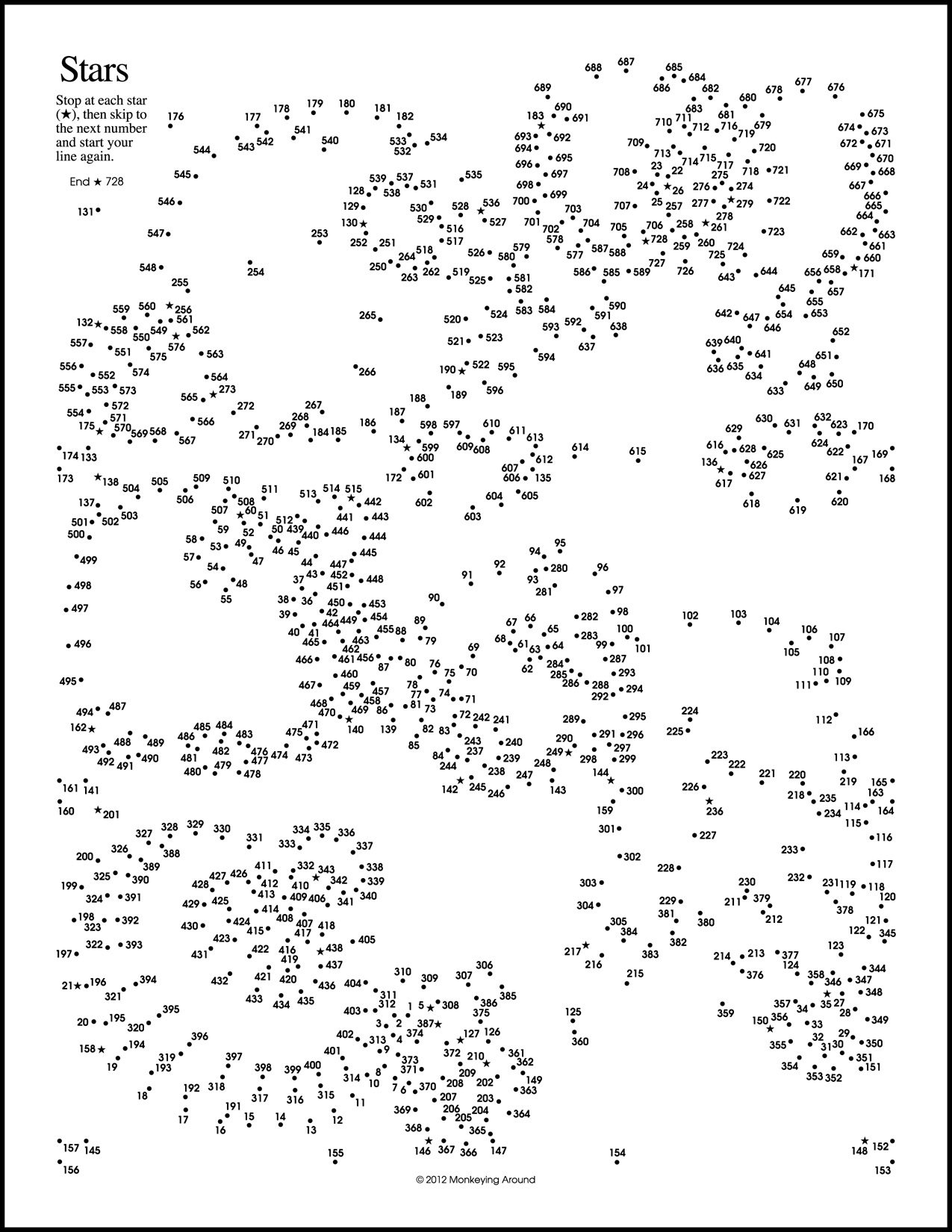 90 Dot To Dot Printables 38