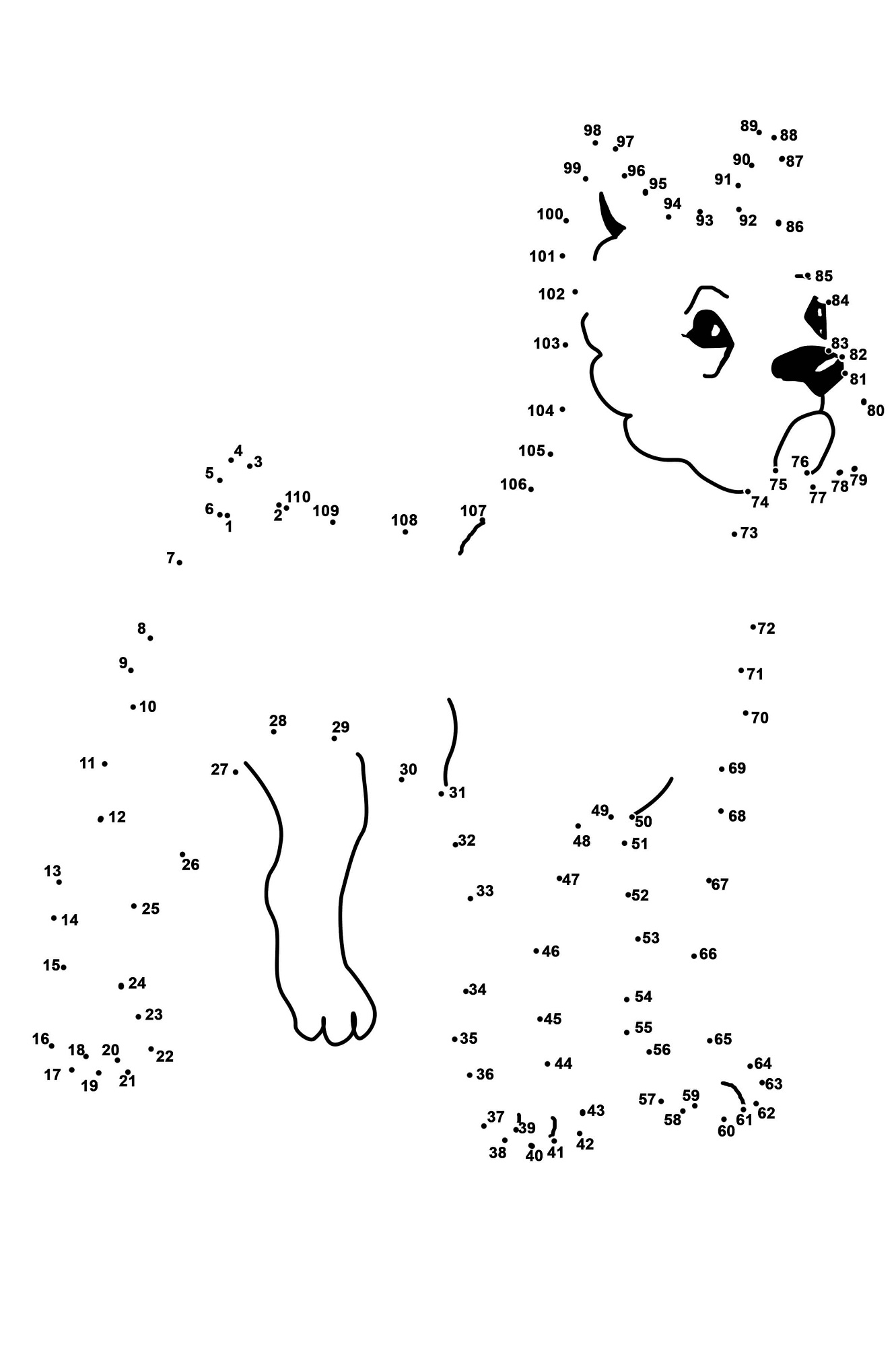 90 Dot To Dot Printables 4