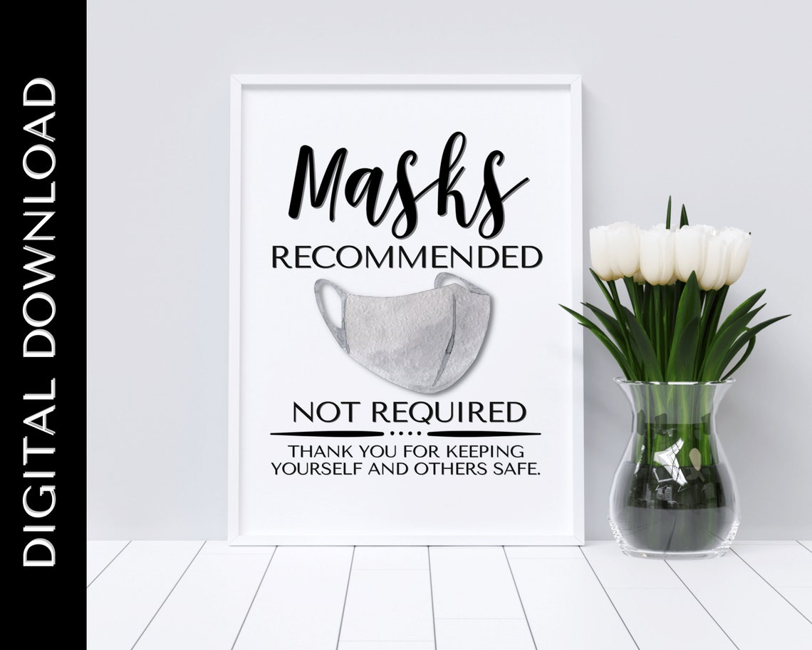 90 Face Mask Sign Printable 14