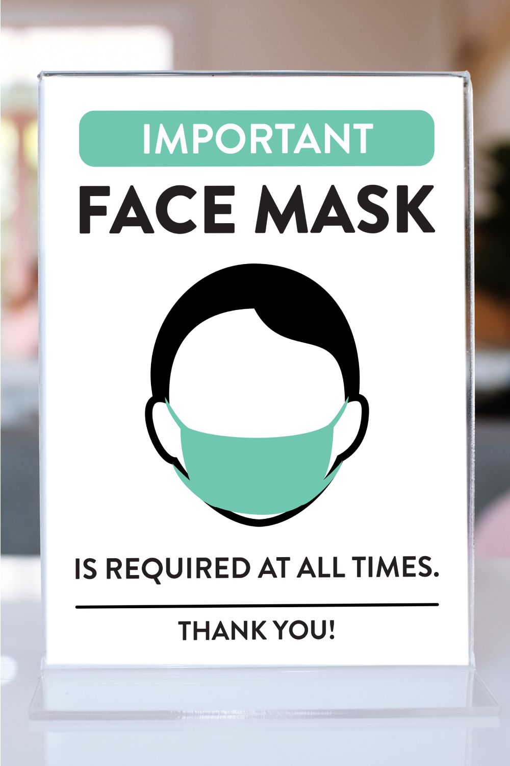 90 Face Mask Sign Printable 27