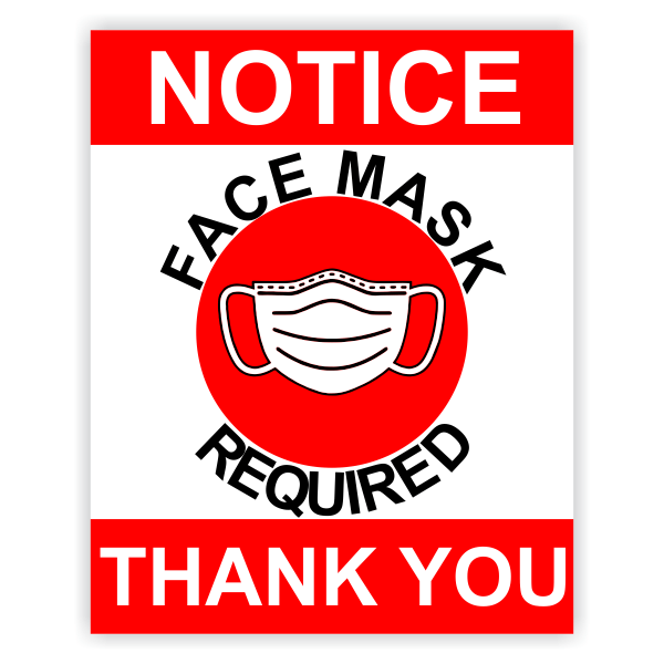 90 Face Mask Sign Printable 4