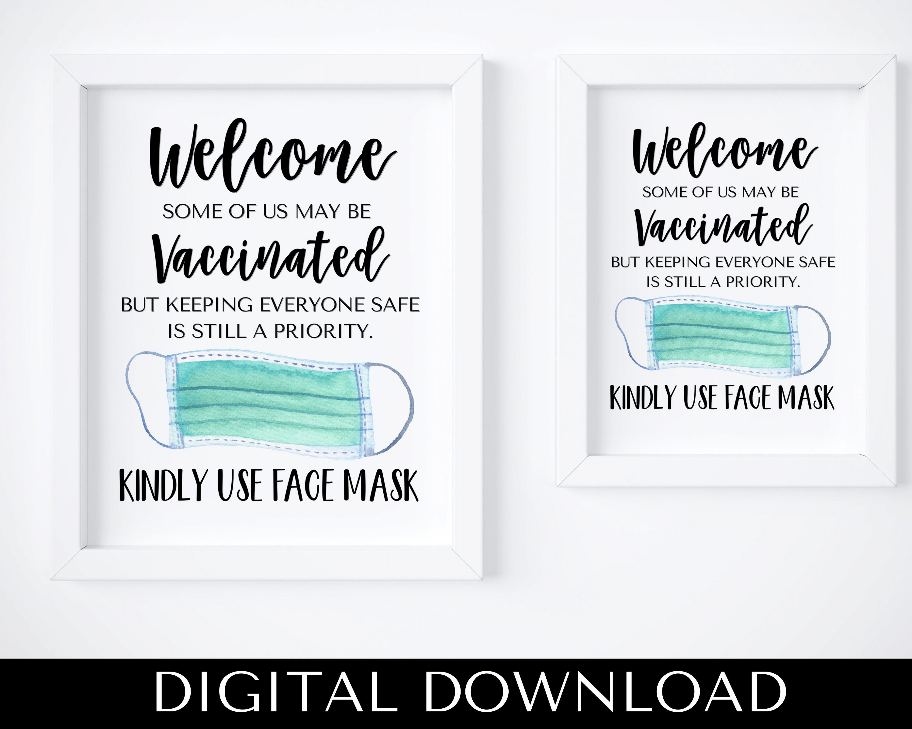 90 Face Mask Sign Printable 44