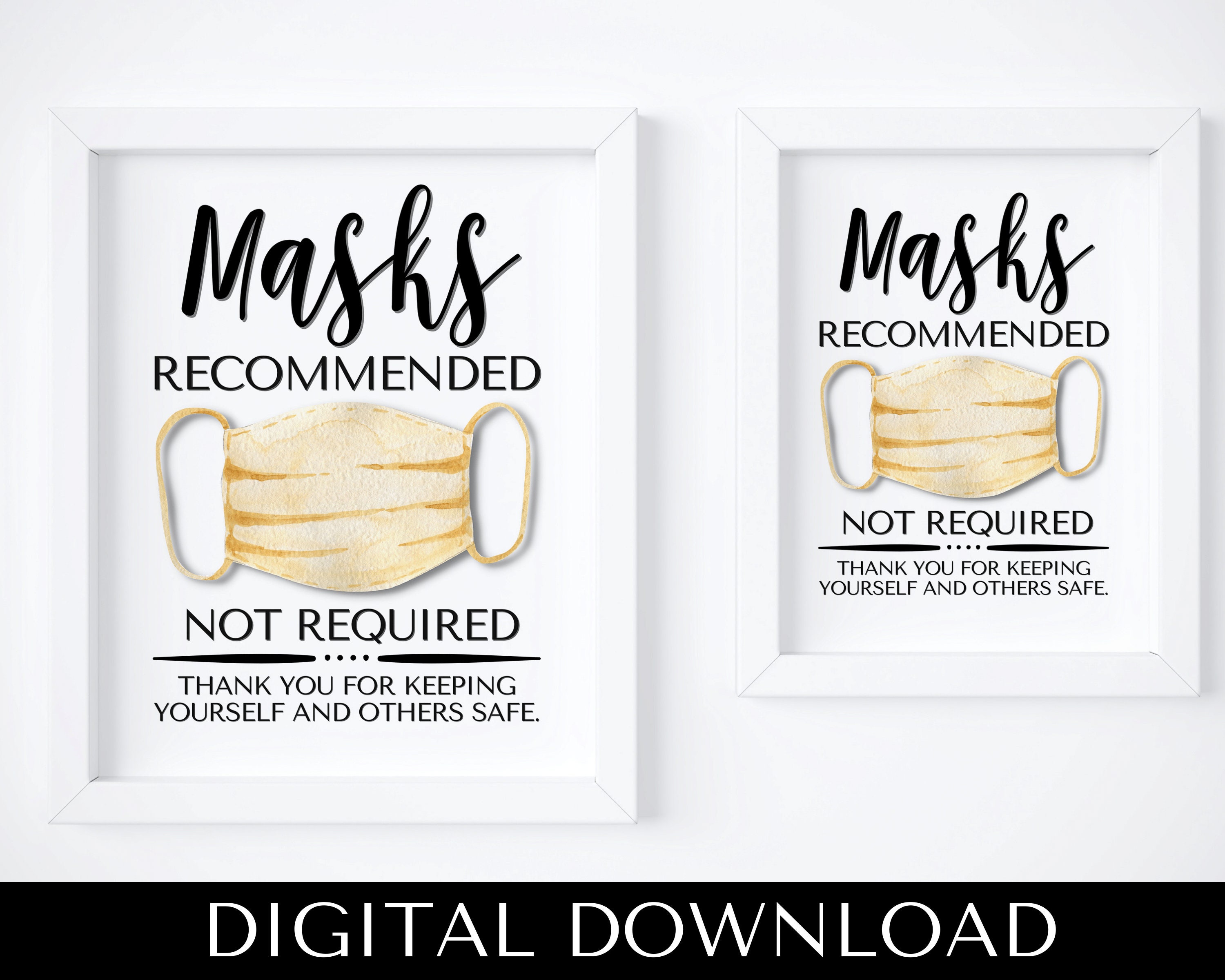 90 Face Mask Sign Printable 46