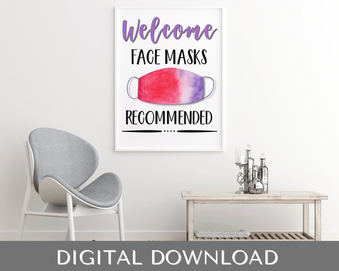 90 Face Mask Sign Printable 49