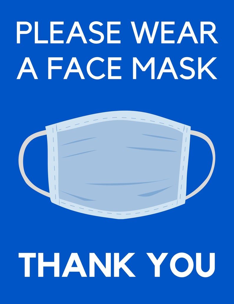 90 Face Mask Sign Printable 56