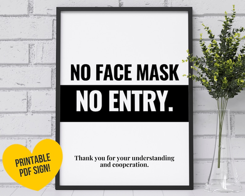 90 Face Mask Sign Printable 59