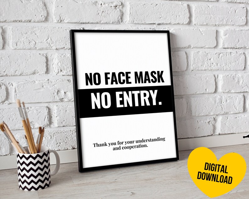 90 Face Mask Sign Printable 65