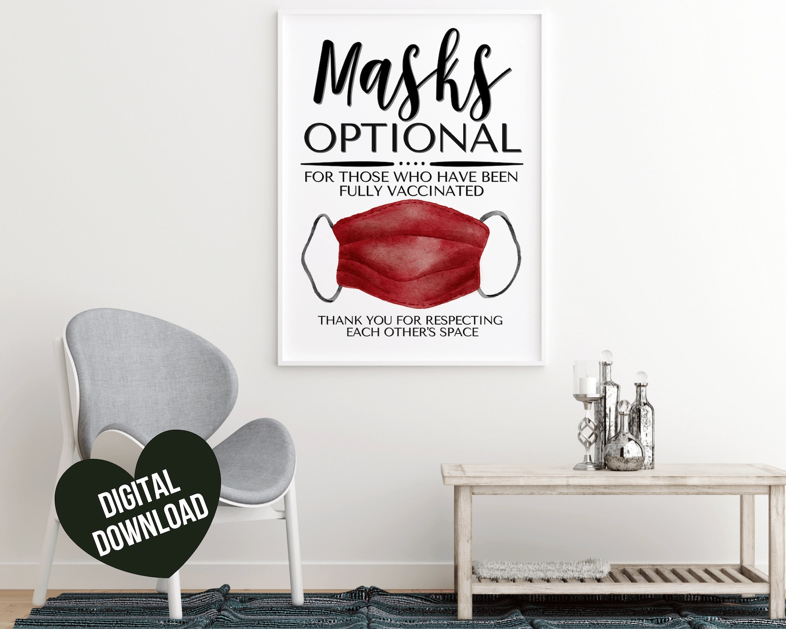 90 Face Mask Sign Printable 71