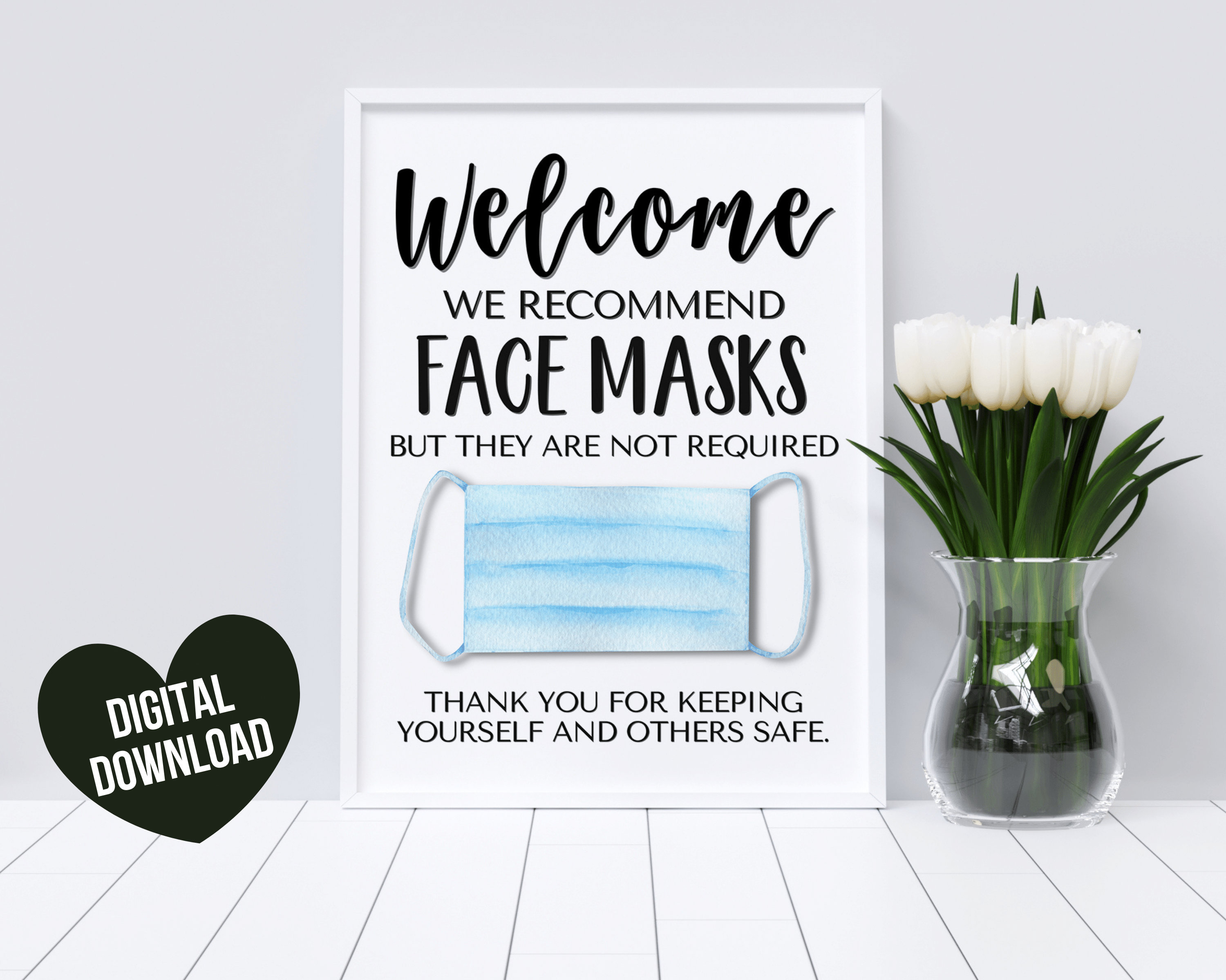 90 Face Mask Sign Printable 75