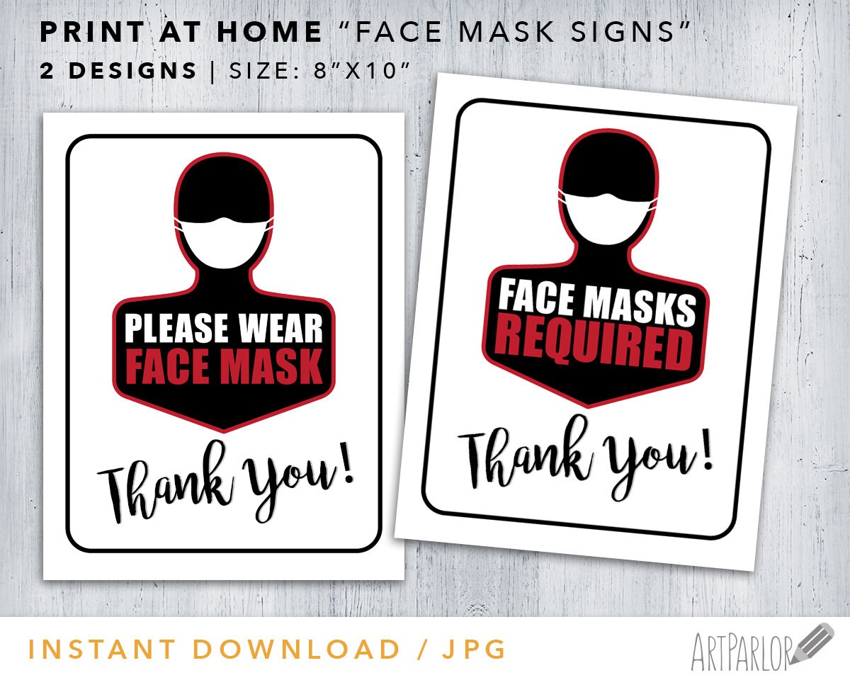 90 Face Mask Sign Printable 77