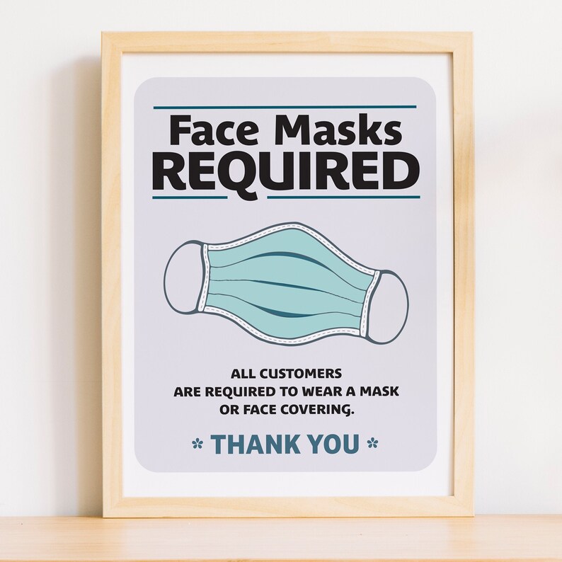 90 Face Mask Sign Printable 84