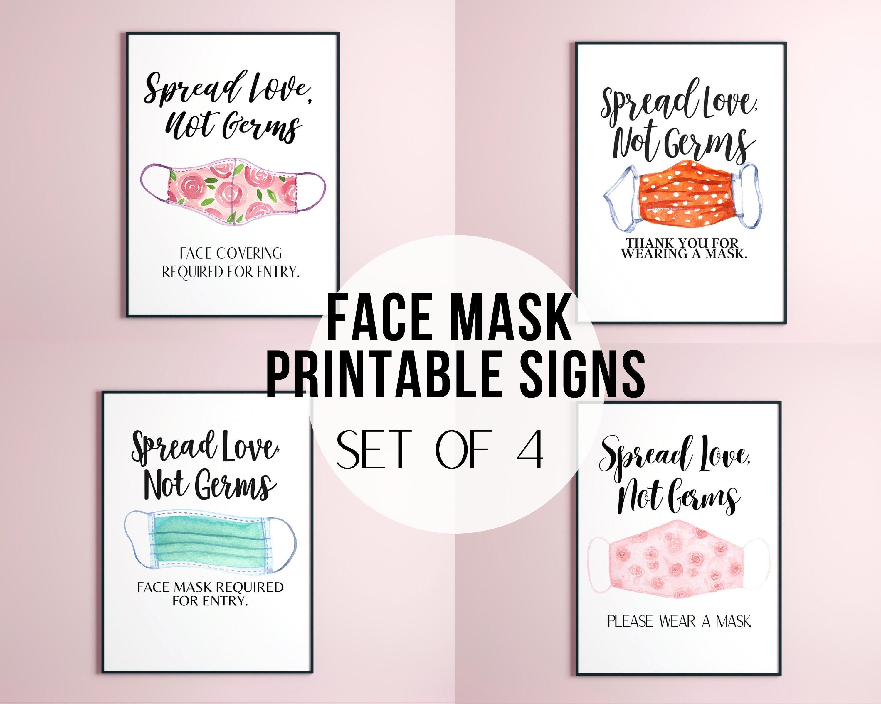 90 Face Mask Sign Printable 94