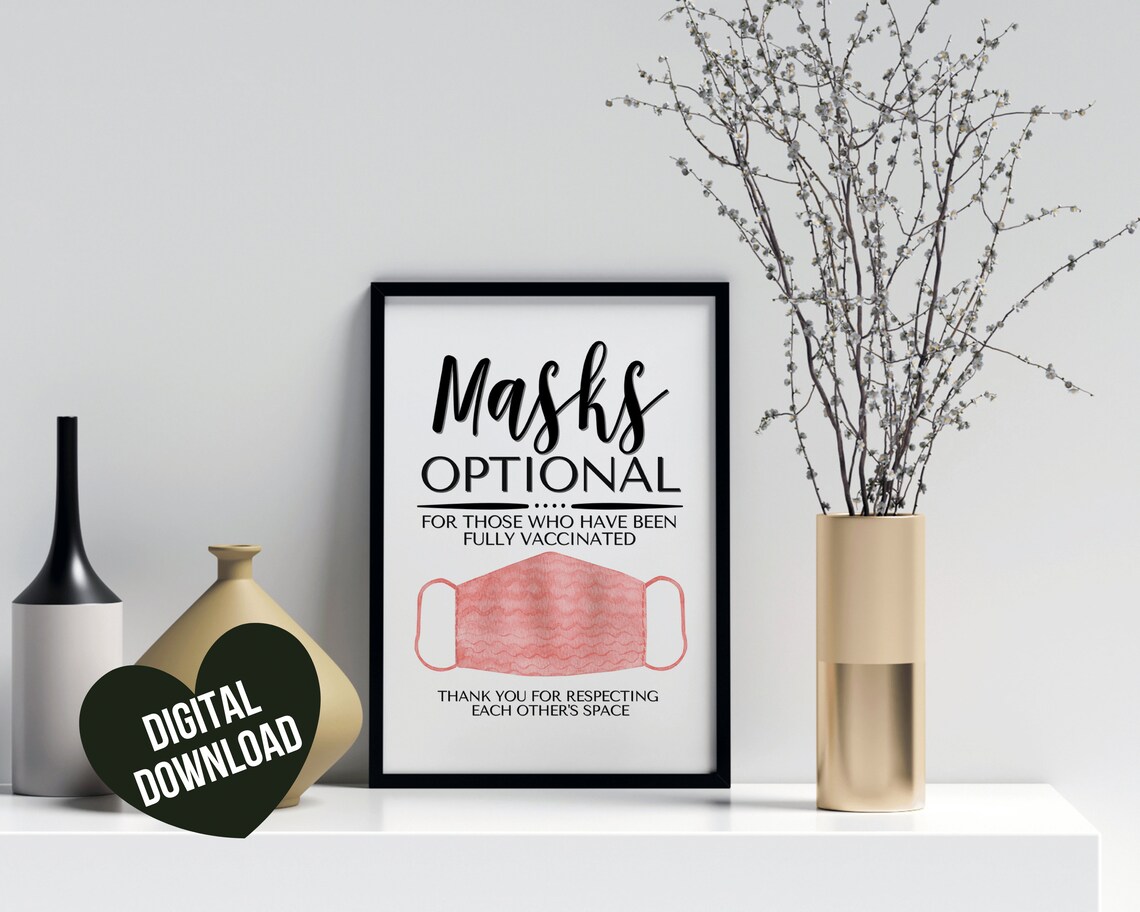 90 Face Mask Sign Printable 96