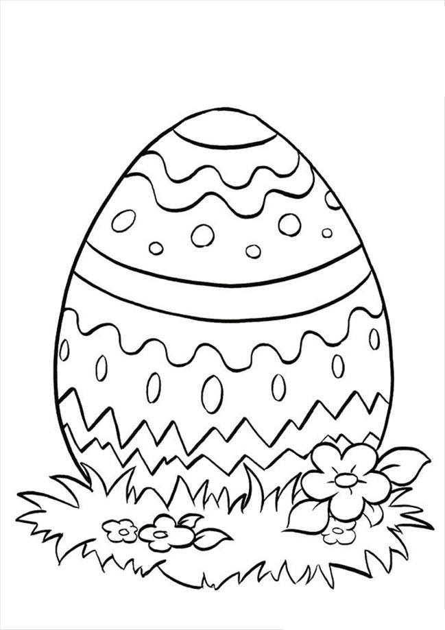 90 Free Easter Egg Printable Coloring Pages 1