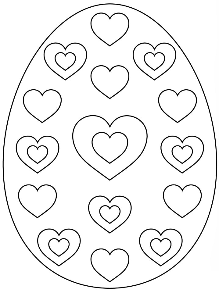 90 Free Easter Egg Printable Coloring Pages 12