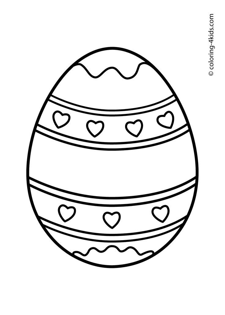 90 Free Easter Egg Printable Coloring Pages 13