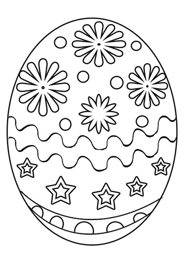 90 Free Easter Egg Printable Coloring Pages 15