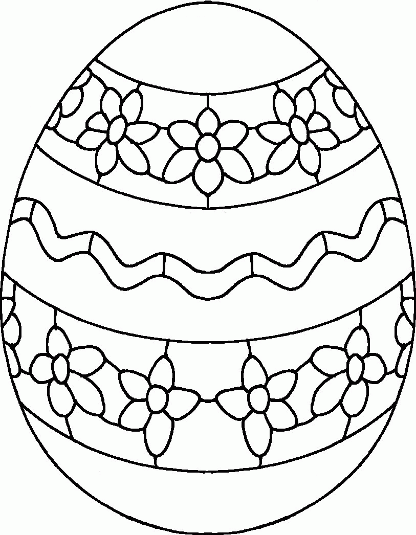 90 Free Easter Egg Printable Coloring Pages 16