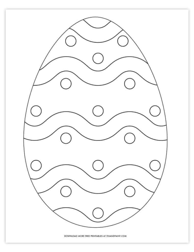 90 Free Easter Egg Printable Coloring Pages 18