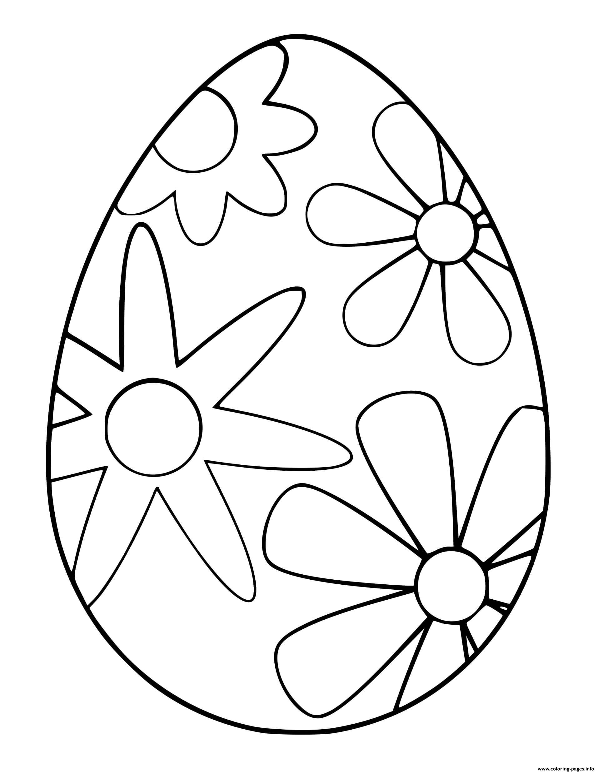 90 Free Easter Egg Printable Coloring Pages 5