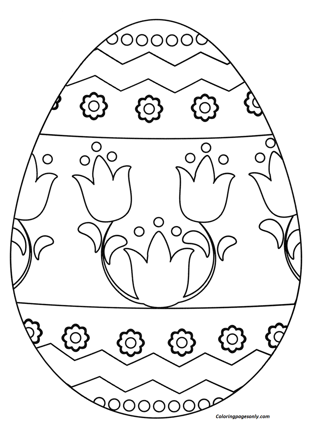 90 Free Easter Egg Printable Coloring Pages 59