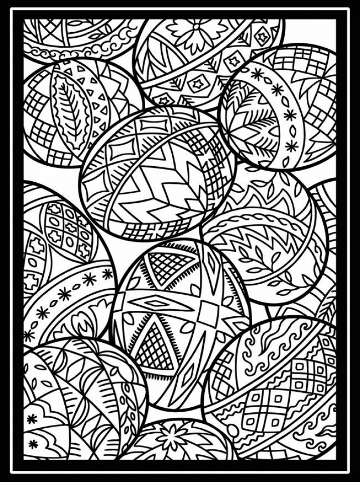 90 Free Easter Egg Printable Coloring Pages 6