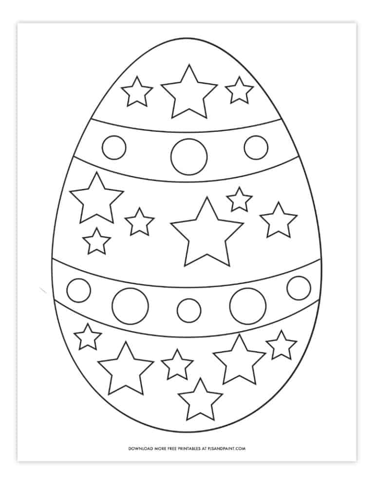 90 Free Easter Egg Printable Coloring Pages 65