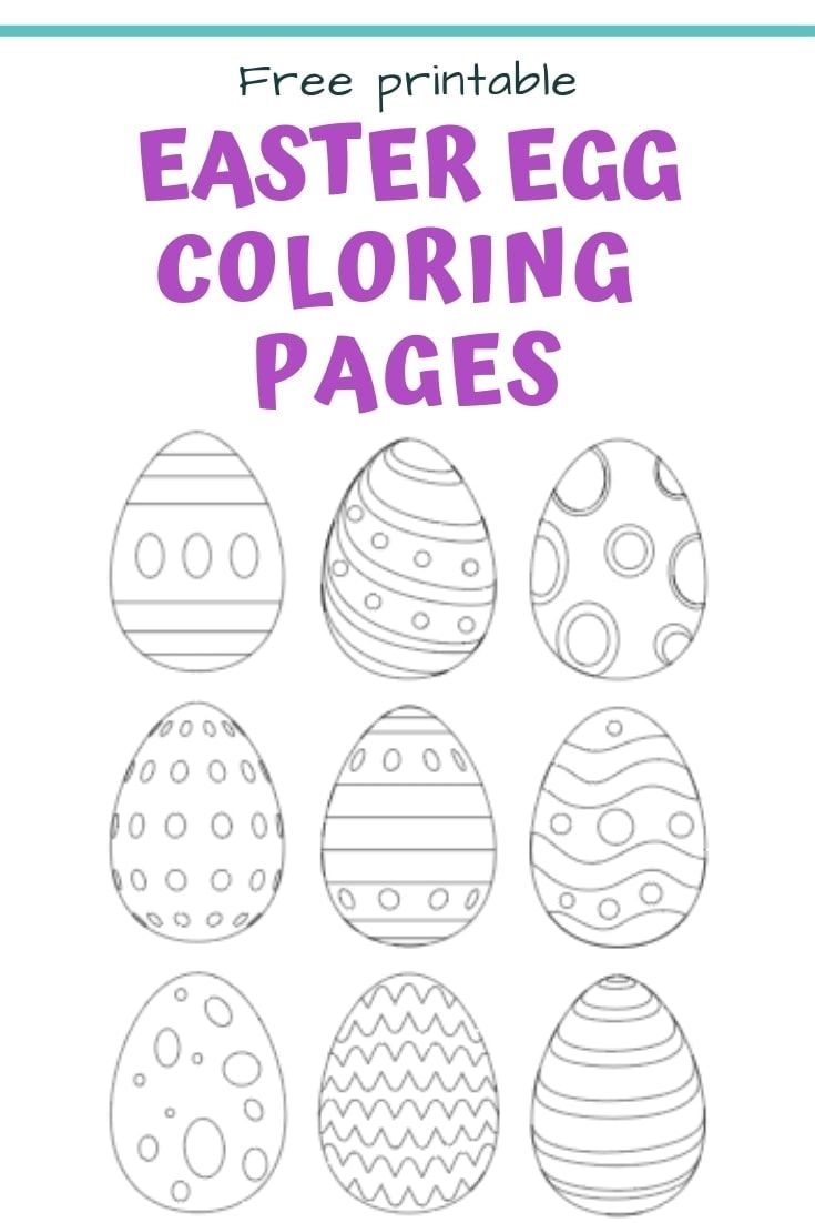 90 Free Easter Egg Printable Coloring Pages 66