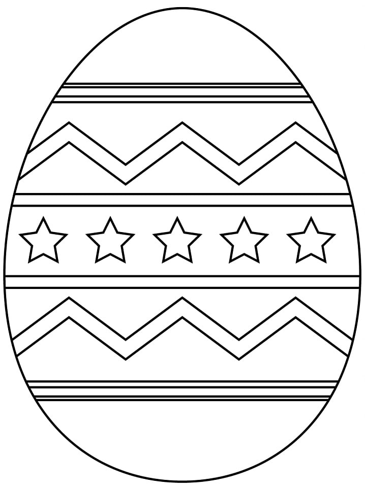 90 Free Easter Egg Printable Coloring Pages 7