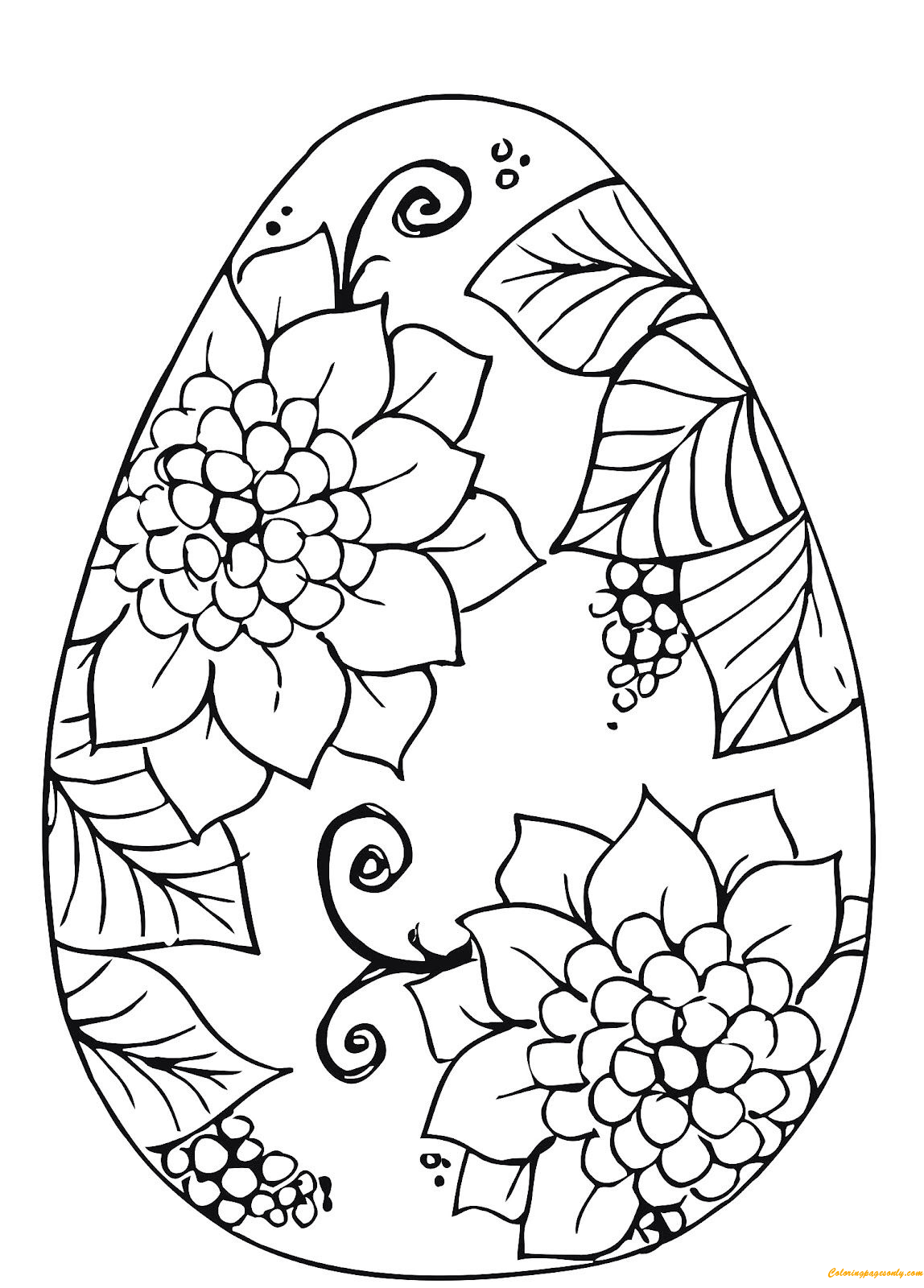 90 Free Easter Egg Printable Coloring Pages 76