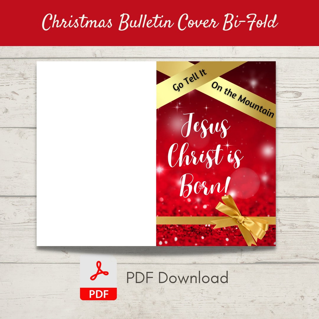 90 Free Printable Christmas Bulletin Covers 4