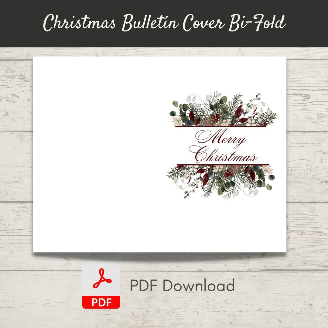 90 Free Printable Christmas Bulletin Covers 63