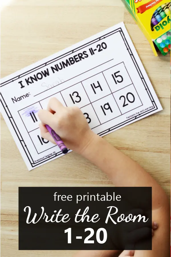 90 Free Printable Number Line 1-20 23