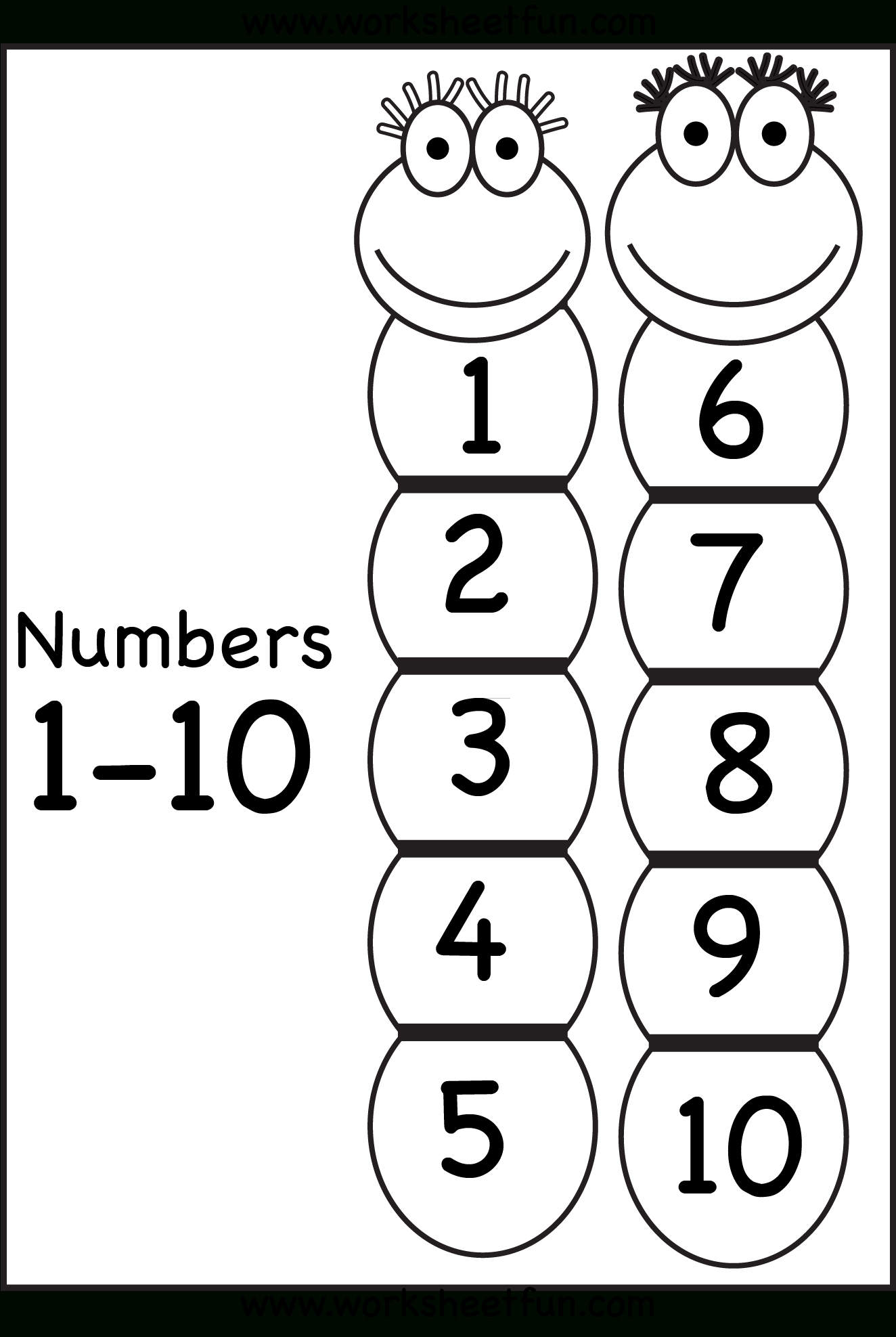 90 Free Printable Number Line 1-20 24