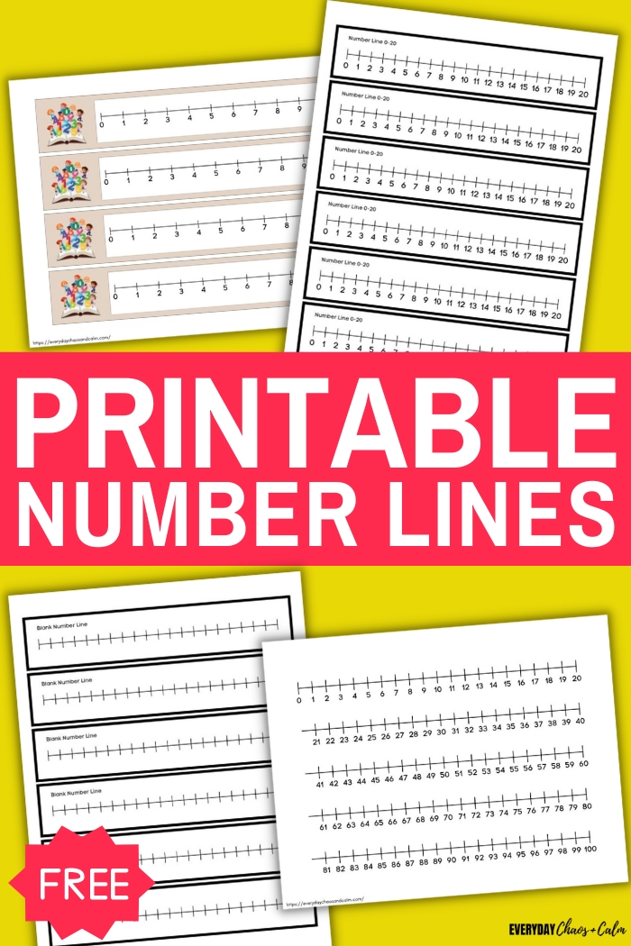 90 Free Printable Number Line 1-20 48